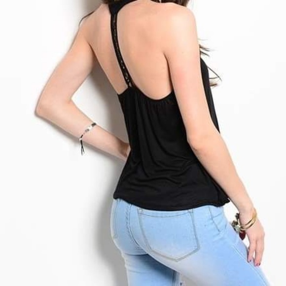 Black Racer back Top - Picture 1 of 1